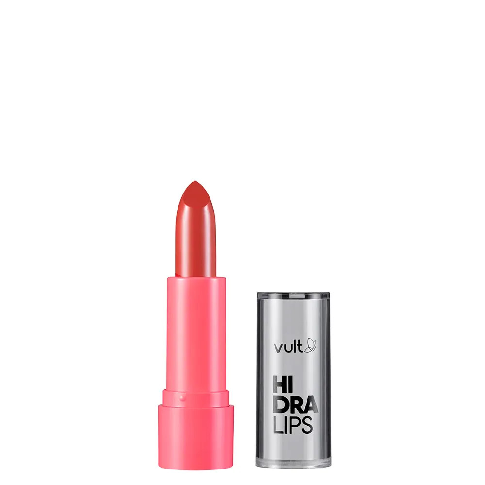 Batom Cremoso Matte Vult Hidra Lips 10 Marrom Mascavo 3,6 g | Amobeleza (BR)