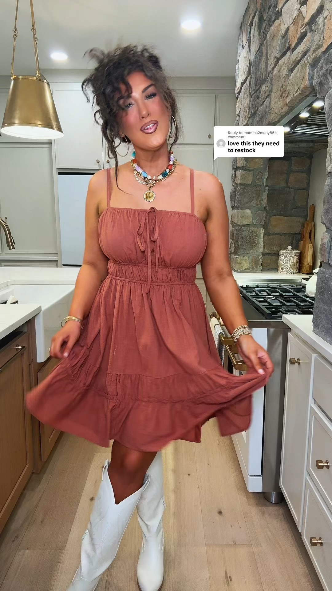 The little dress that would be perfect for country concerts or pair it with sandals for a beach dress! 🫶🏻 so versatile and cute!

#LTKootd #LTKMidsize #LTKmomlife