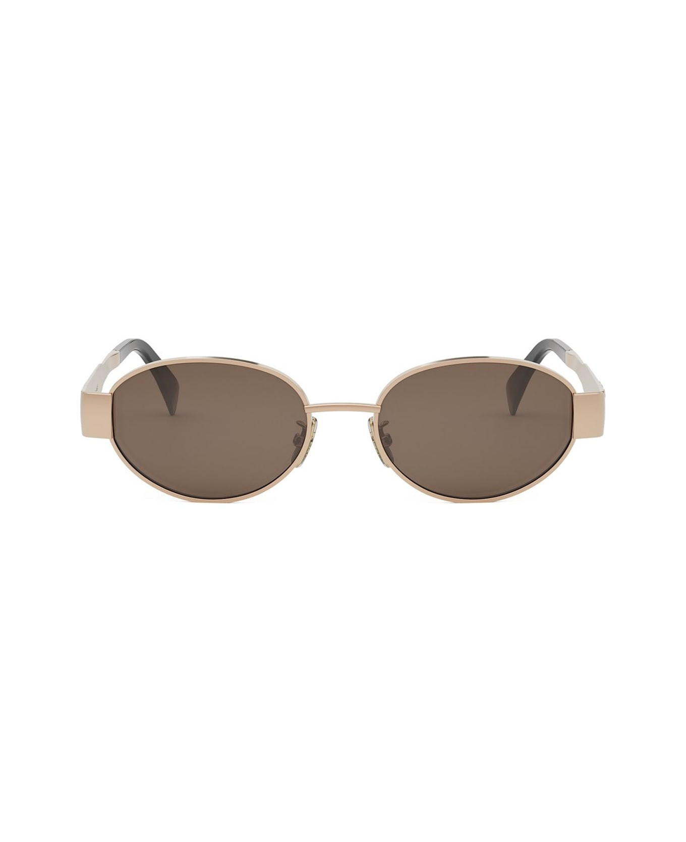 Celine Cl40235u Metal Triomphe 28e Oro Rosa Sunglasses | Italist.com US