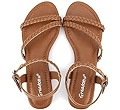 Greatonu Women’s Flat Sandals Slip On Summer Gladiator Open Toe Braided Slingback Shoes | Amazon (US)