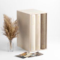 A Set Of 3 Photo Albums & Slipcase, Velvet Anniversary Album, Family Travel Scrapbook Large Album | Etsy (US)