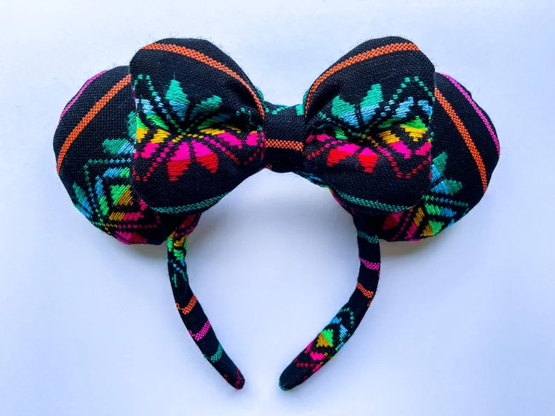 Mexican Inspired Mouse Ears, Headband - Etsy | Etsy (US)