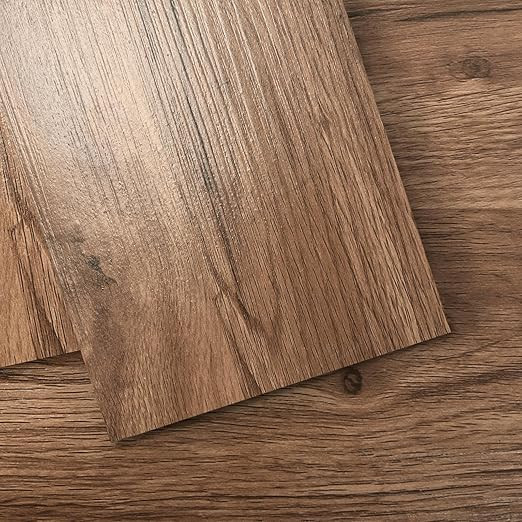 Art3d 36-Pack 54 Sq.ft Peel and Stick Floor Tiles Vinyl Plank Flooring Wood Look, Adhesive and Wa... | Amazon (US)