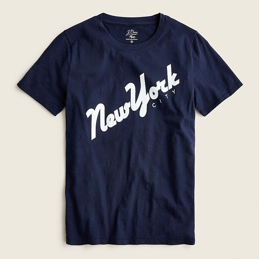 Vintage cotton "New York" crewneck T-shirt | J.Crew US