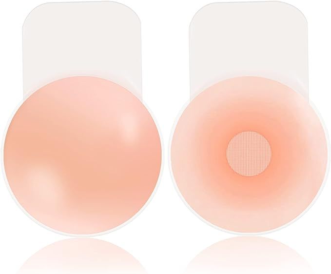 Sticky Bra for Breast Lift Pasties Nipple Covers Invisible Silicone Adhesive Bra Petals Stick on ... | Amazon (US)