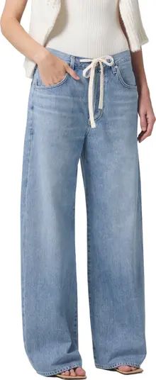 Brynn Wide Leg Organic Cotton Trouser Jeans | Nordstrom