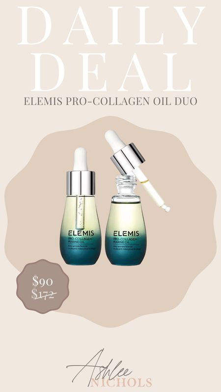 Daily deals!! Loving this Elemis pro-collagen oil duo! 

Elemis, Elemis duo, on sale, skincare, beauty

#LTKstyletip #LTKSeasonal #LTKfindsunder100