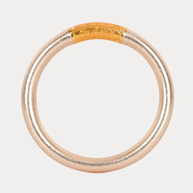 Champagne Tzubbie All Weather Bangle® (AWB®) - Serenity Prayer | BuDhaGirl