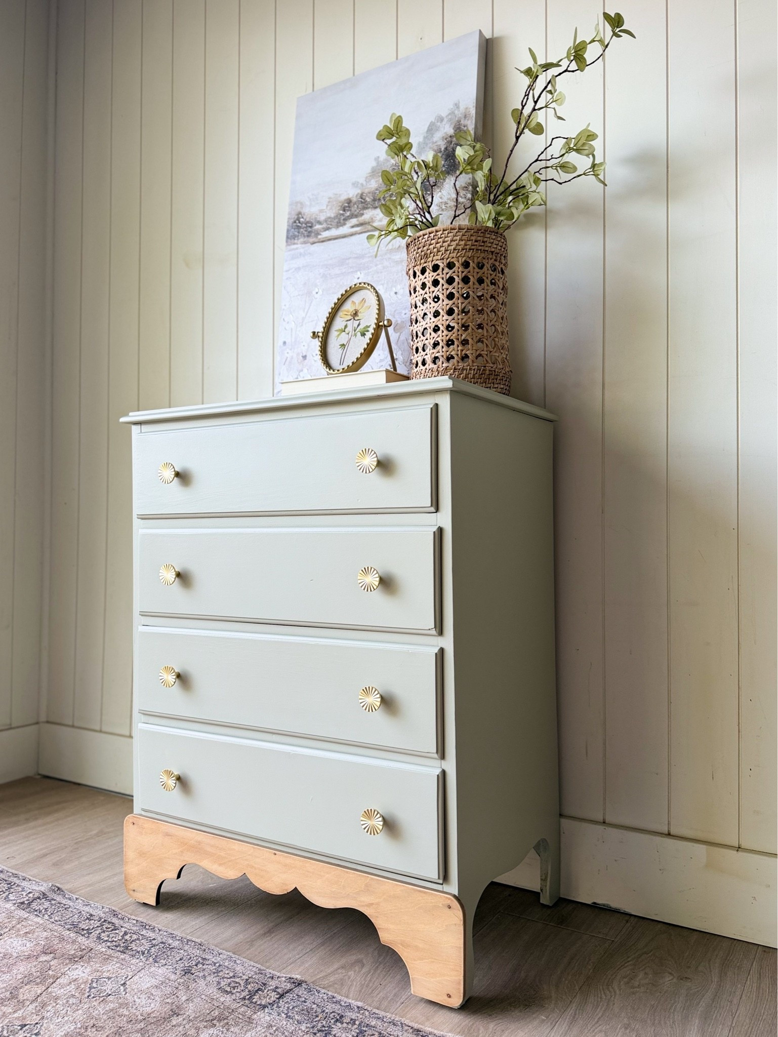 Antique dresser makeover
