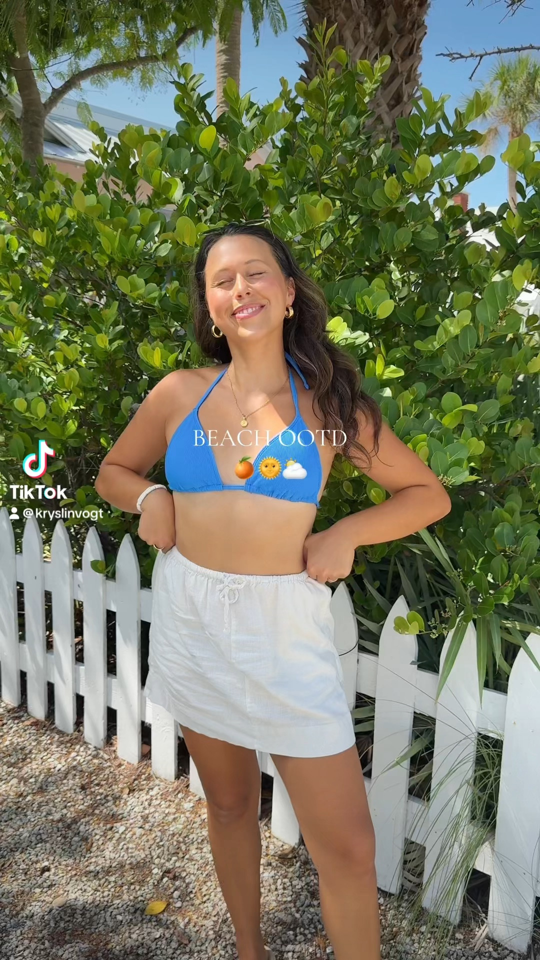 my anna maria beach fit! this color suit is beautiful!!! 😇🌸

#LTKSeasonal #LTKSwim