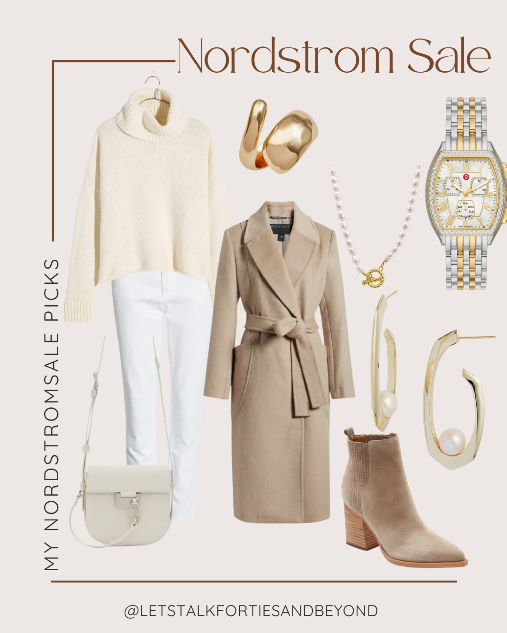 Another faves from the Nordstrom Anniversary Sale! 🤍 

***Nordstrom sale  7/17 - 8/6

All and more are linked below ⬇️ Just scroll to “Shop my Pic” and make sure to hit “Follow” to get my curated styling pics. 😘

#LTKnsale #LTKnordstromsale #LTKneutrals #LTKbeigecoat #LTKwoolcoat #LTKgoldjewlry #LTKbooties #LTKgoldwatch #LTKmidlifestyle #LTKover40style #LTKover50style #LTKover40fashion #LTKover50fashion #LTKwhitesweater #LTKwhitejeans #LTKjeans #LTKcrossbody #LTKbag #LTKsuedebooties



#LTKstyletip #LTKxNSale #LTKshoecrush