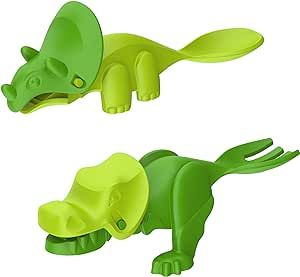 Chomperware Dinosaur Utensils - Made in USA - Toddler Utensils 1 Year Old - Baby Spoon - Toddler ... | Amazon (US)