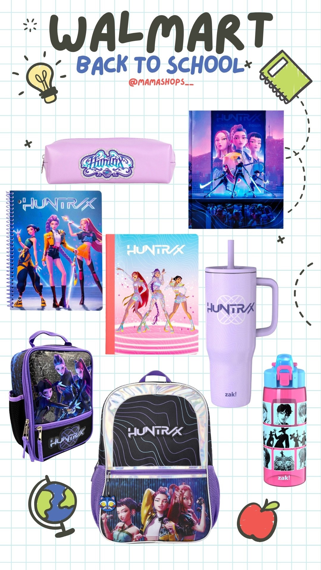More school finds at Walmart, lots of Demon Hunter item, go check them out !🎒👧🏻📚

Linking everything  here🔗🛍️
(Composition notebook and folder on sale )🚨

#LTKSeasonal #LTKKids #LTKSaleAlert