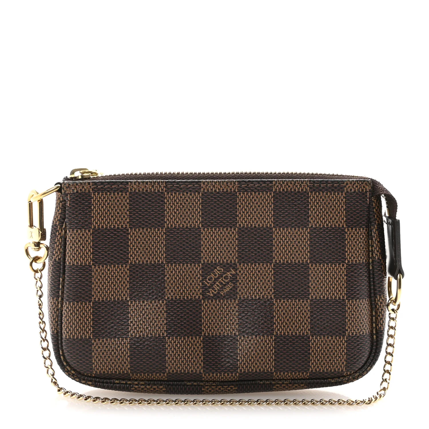 Damier Ebene Mini Pochette Accessories | FASHIONPHILE (US)