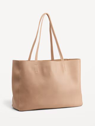 Faux Leather Tote Bag for Women | Old Navy (US)