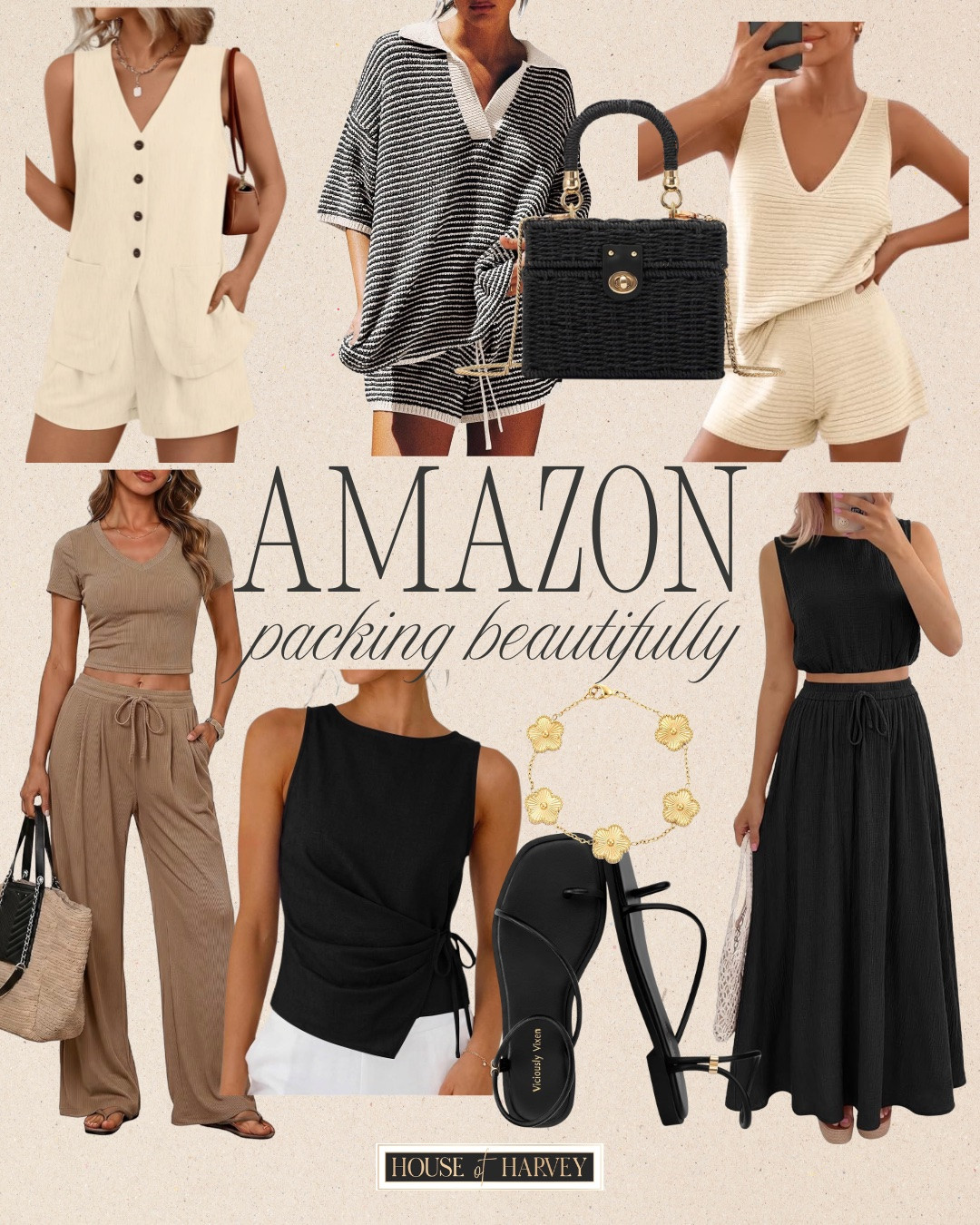 Amazon—packing beautifully! This week it’s all about choosing pieces that move easily through summer travel—airport mornings, city walks, coffee stops, and dinners out. Comfortable silhouettes, effortless layers, and versatile staples make getting dressed feel elevated without overthinking. I found some amazing pieces all from Amazon that are under $100 and embody this style vibe! I have easy pieces that are great for travel—all kinds of sets and fun accessories! All linked ⬆️

#ltkcreator #ltkfinds #ltkwatchnow #amazon #amazonfinds #summer #summeroutfits #summerfashion

#LTKgrwm #LTKootd #LTKSeasonal