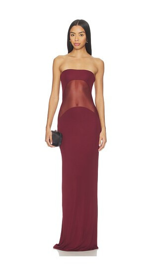 NBD The Sadira Maxi Dress in Burgundy. - size XS | Revolve Clothing (Global)