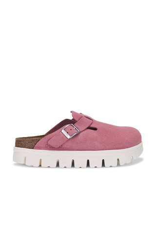 BIRKENSTOCK Boston Chunky Clog in Candy Pink from Revolve.com | Revolve Clothing (Global)