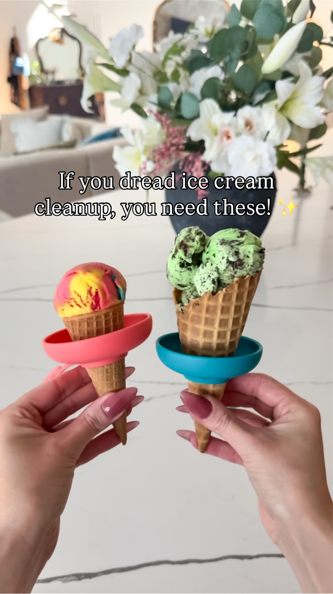 These ice cream holders make clean up so much easier! 🍦😋 Perfect for parties and pool day treats! 

#thesistershoppers #amazongadget #amazonmusthave #amazonhome #icecream

#LTKKids #LTKHome #LTKfoodie