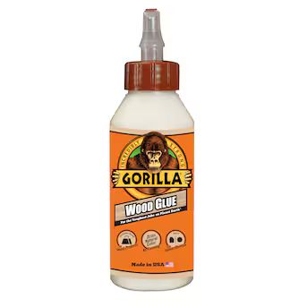 Gorilla Off-white, Quick Dry Interior/Exterior Wood Adhesive (Actual Net Contents: 8-fl oz) | Lowe's