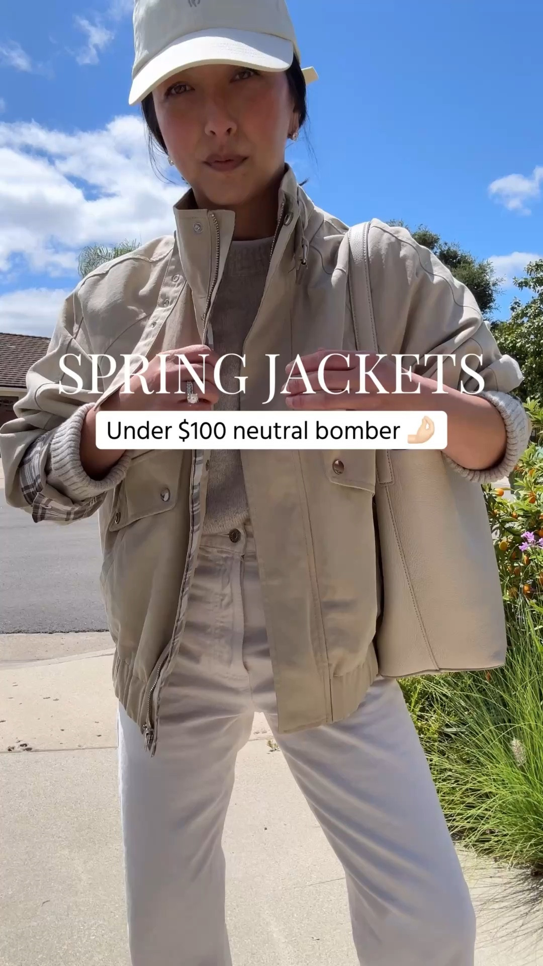 What one to breakfast and errands An elevated jacket will always add just enough interest. Obsessed with the collar on this one 😍

Zara jacket xs
Everlane sweater xs
Agolde Mid rise crop 25 - fits like a high rise
Aritzia socks
Dolce Vita Sirena sneakers 6 - size up
Polo hat
Dorsey earrings medium
Dorsey James necklace 15” 

Spring outfits 2026, petite style 


#LTKootd #LTKmomlife #LTKPetite