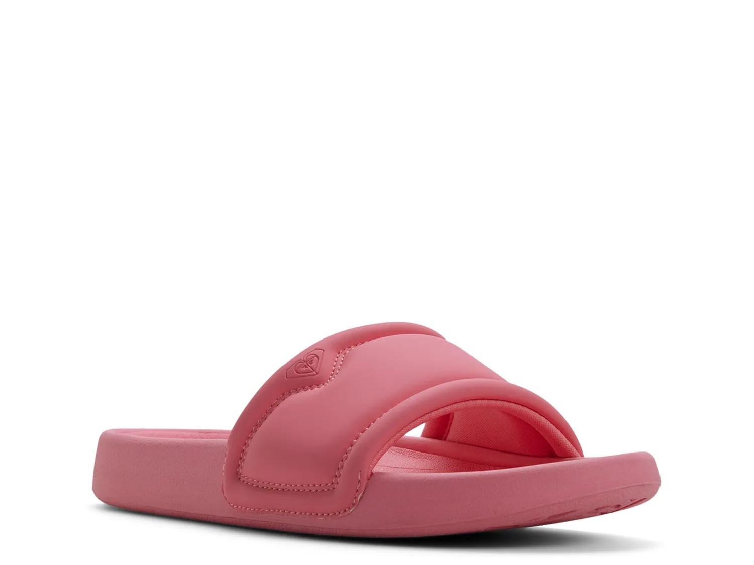 Roxy Beach Slide Sandal | Women's | Pink | Size 10 | Sandals | DSW