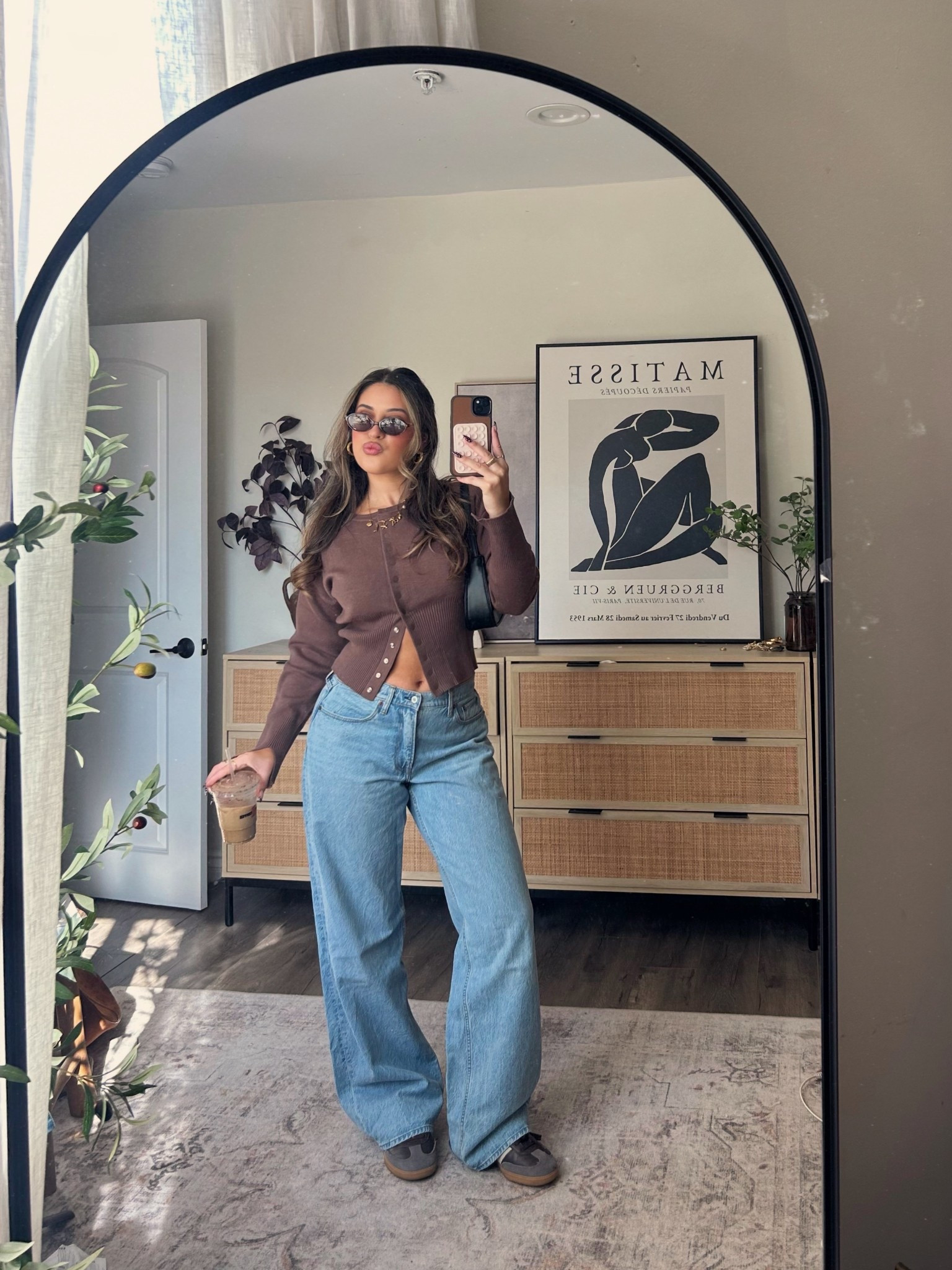 Brown cardigan outfit 

#LTKStyleTip