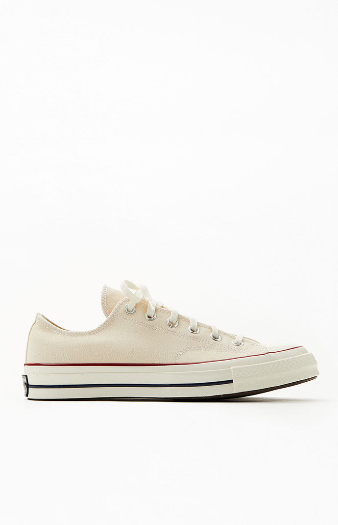 Converse Mens White Chuck 70 Low Shoes - Ivory size 8 | PacSun