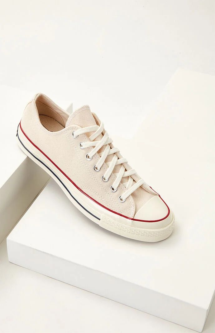 Converse Mens White Chuck 70 Low Shoes - Ivory size 8 | PacSun