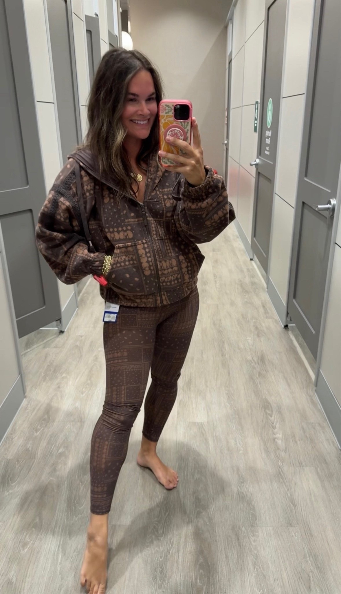 Target really nailed this brown bandana set!! 🤎 The cozy fleece jacket with matching leggings is SO cute, and I love that you can wear the pieces together or separately. Such a fun twist on everyday activewear!

Target matching set, Target activewear, brown bandana set, JoyLab leggings, fleece zip up jacket, Target fall finds, cozy matching set, printed leggings, fall athleisure, casual mom outfit, Target fashion, JulieFranks