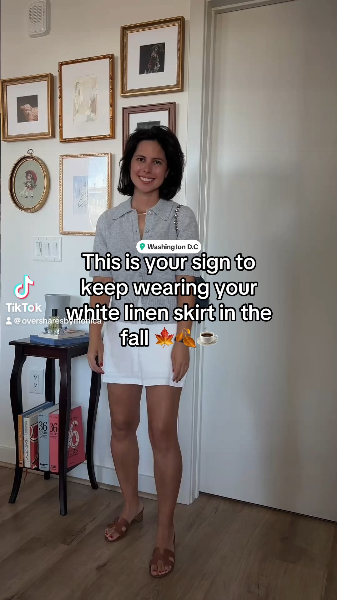 Abercrombie fall transitional outfit 

Short sleeve cardigan XS sized up 
White skirt (skort) XXS true to size 
White tee xs
Sezane Jean jacket XXS true to size (size up if you want a bit more oversized in length)

Cowboy boots outfit, fall date outfit, fall white skirt 

#LTKVideo #LTKFindsUnder100 #LTKStyleTip
