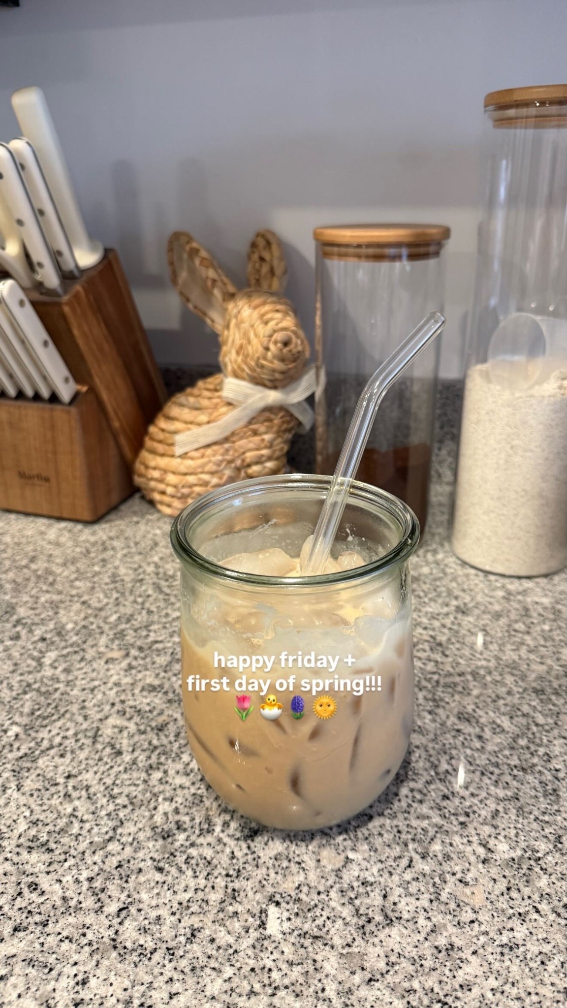 all the spring vibes 🌷☕️  morning coffee hits different in the tulip weck jars!!! 

#LTKmorningroutine #LTKHome