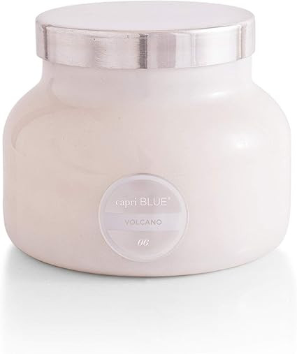 Capri Blue Scented Candle with Glass Candle Holder - Cotton Wick - Luxury Aromatherapy Candle - 1... | Amazon (US)