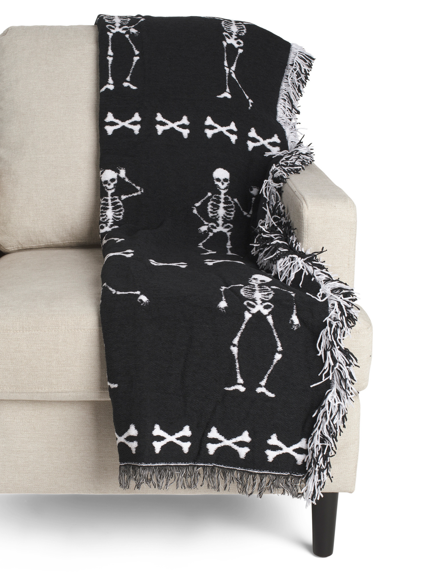 Skeleton Tapestry Throw | TJ Maxx