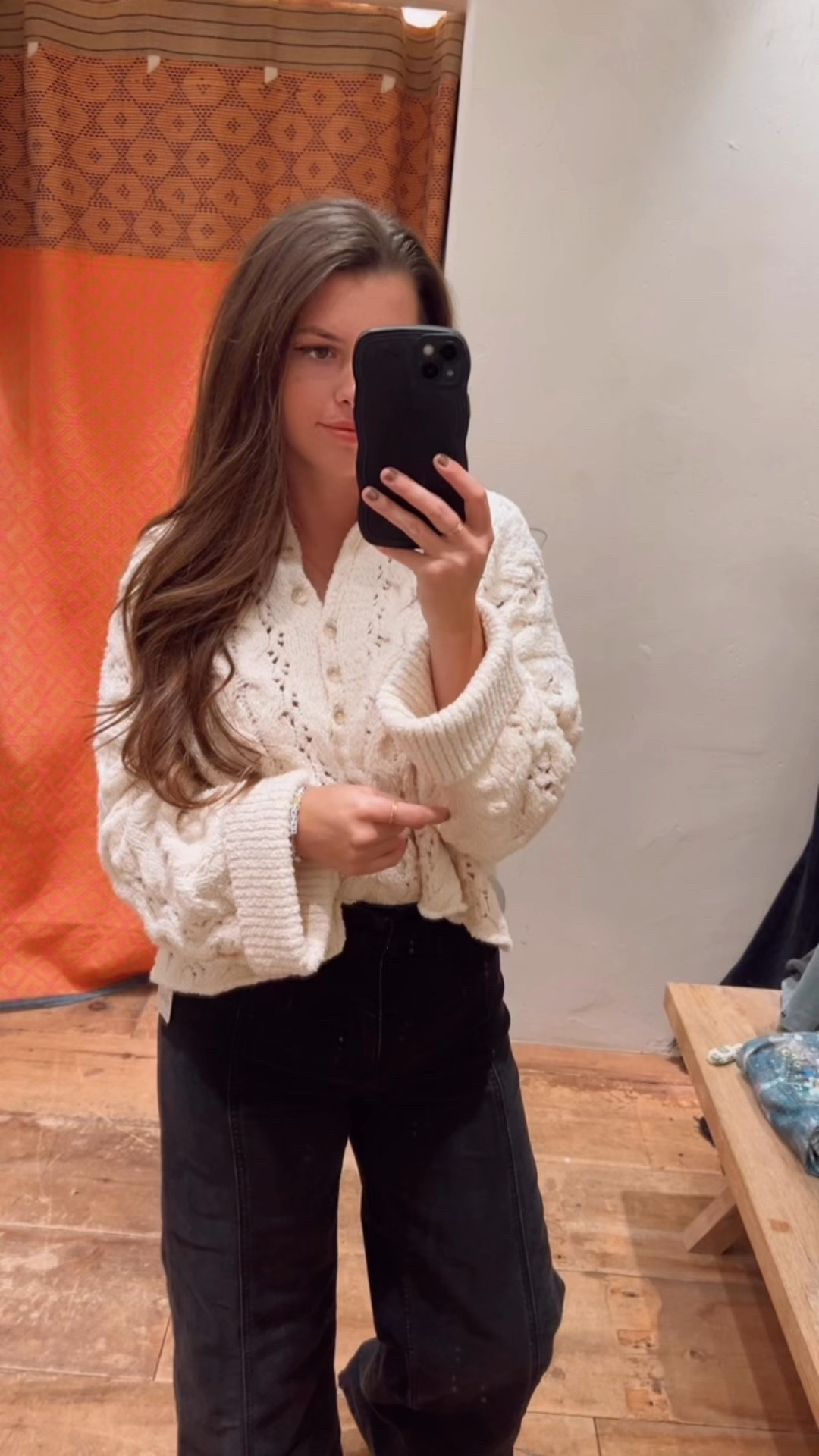 // free people sweater // collared sweater // ivory sweater // cute cable knit sweater // wearing a small - runs oversized // 

#LTKSeasonal #LTKStyleTip #LTKHoliday