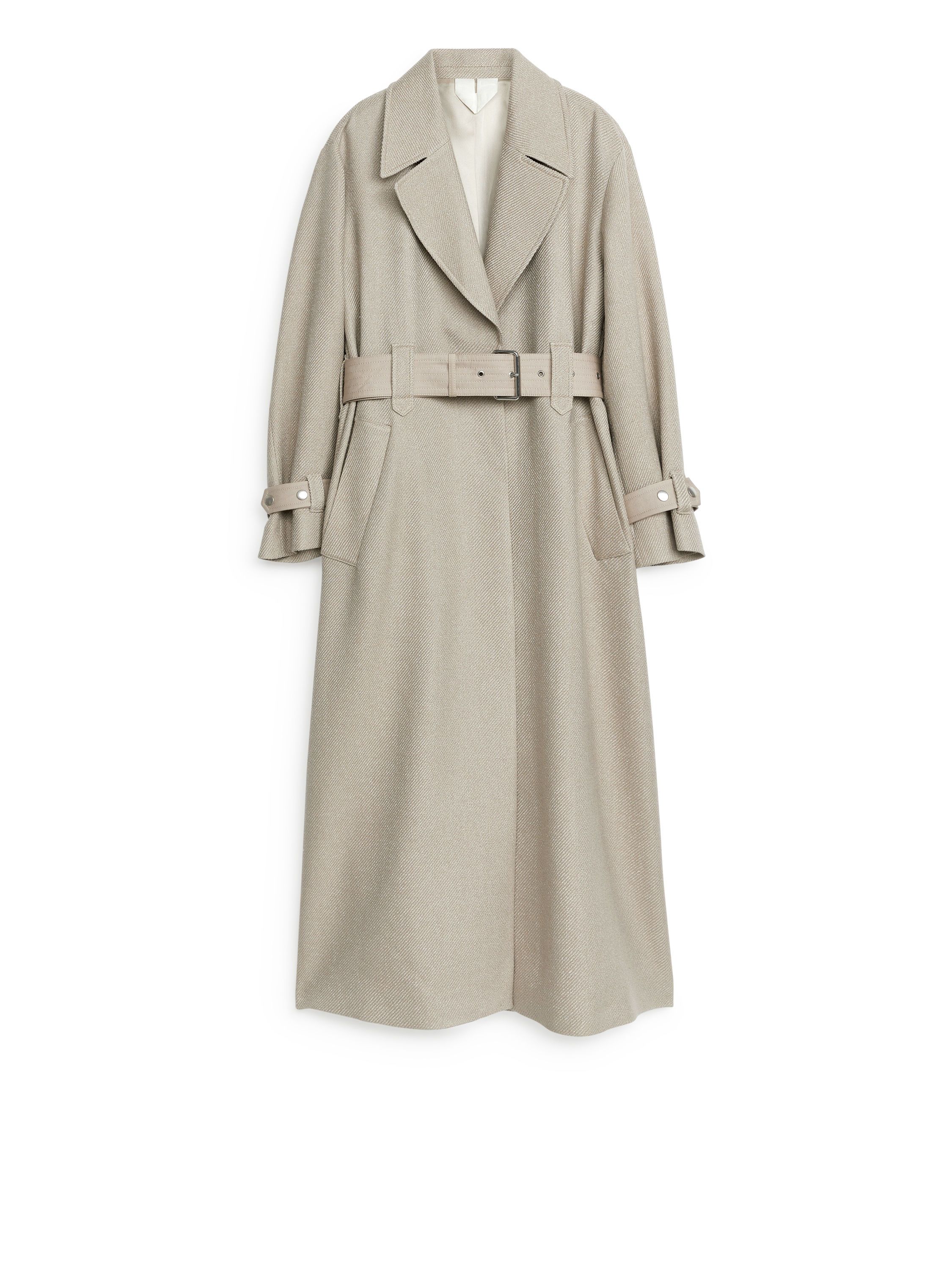 Belted Twill Coat | ARKET