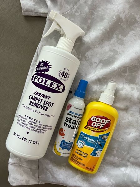 Bye bye to set in stains with my 3 fave stain removers 
