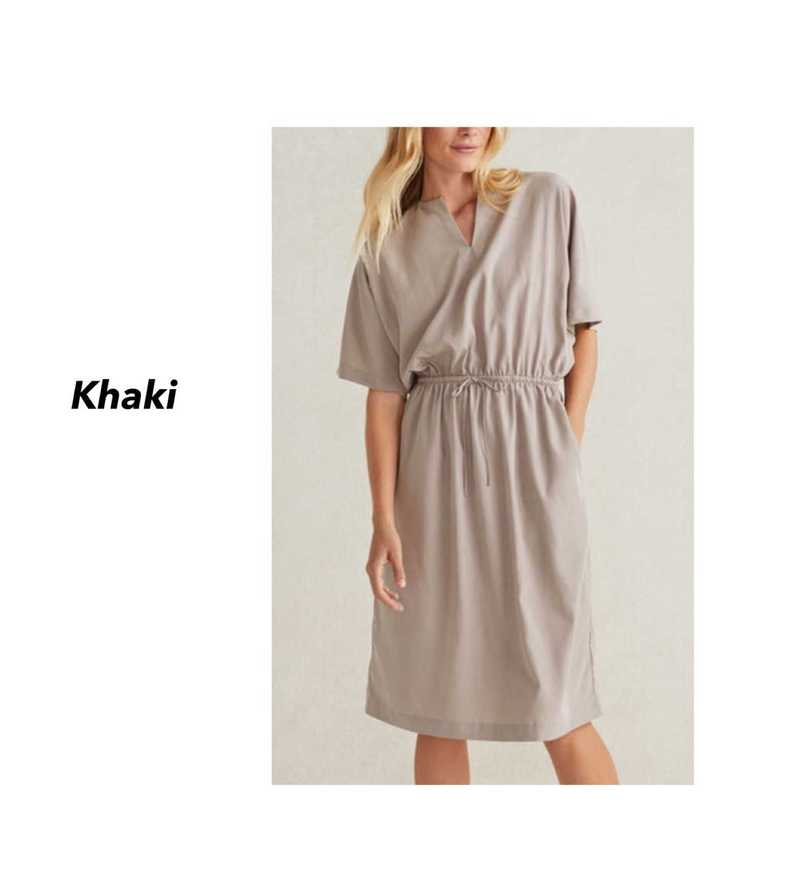 V-neck Cap Sleeve Tie Waist Midi Sweater Dress