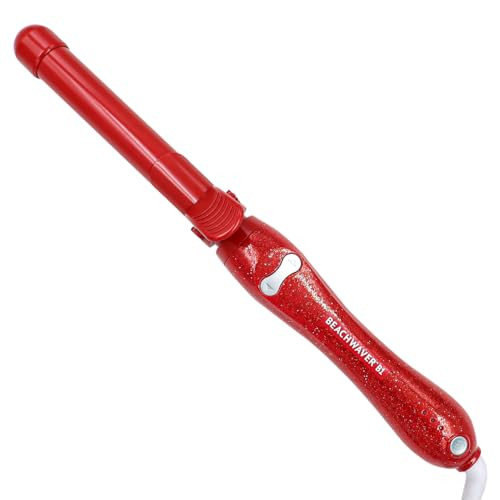 Beachwaver B1 - Red Glitter 1-Inch Rotating Curling Iron | | Amazon (US)