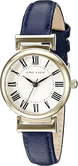 Anne Klein Women's Leather Strap Watch | Amazon (US)