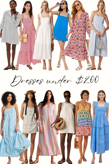 the prettiest summer dresses for under $200! 

#LTKSwim #LTKTravel #LTKSeasonal