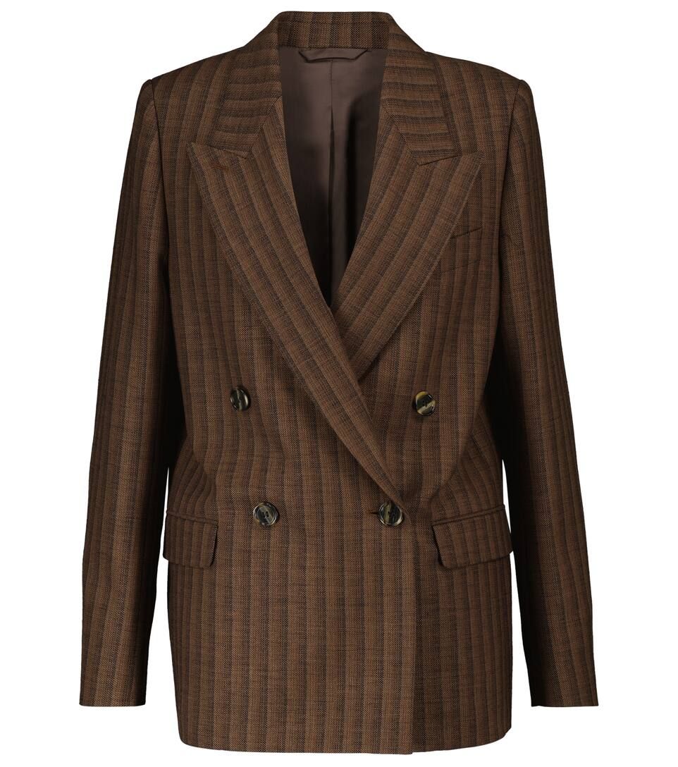 Striped cotton and wool blazer | Mytheresa (UK)