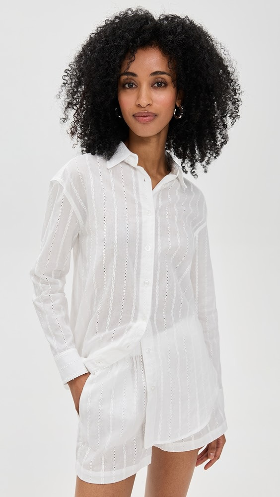 LE BOP Cecilia Long Sleeve Button Down Shirt | Shopbop | Shopbop