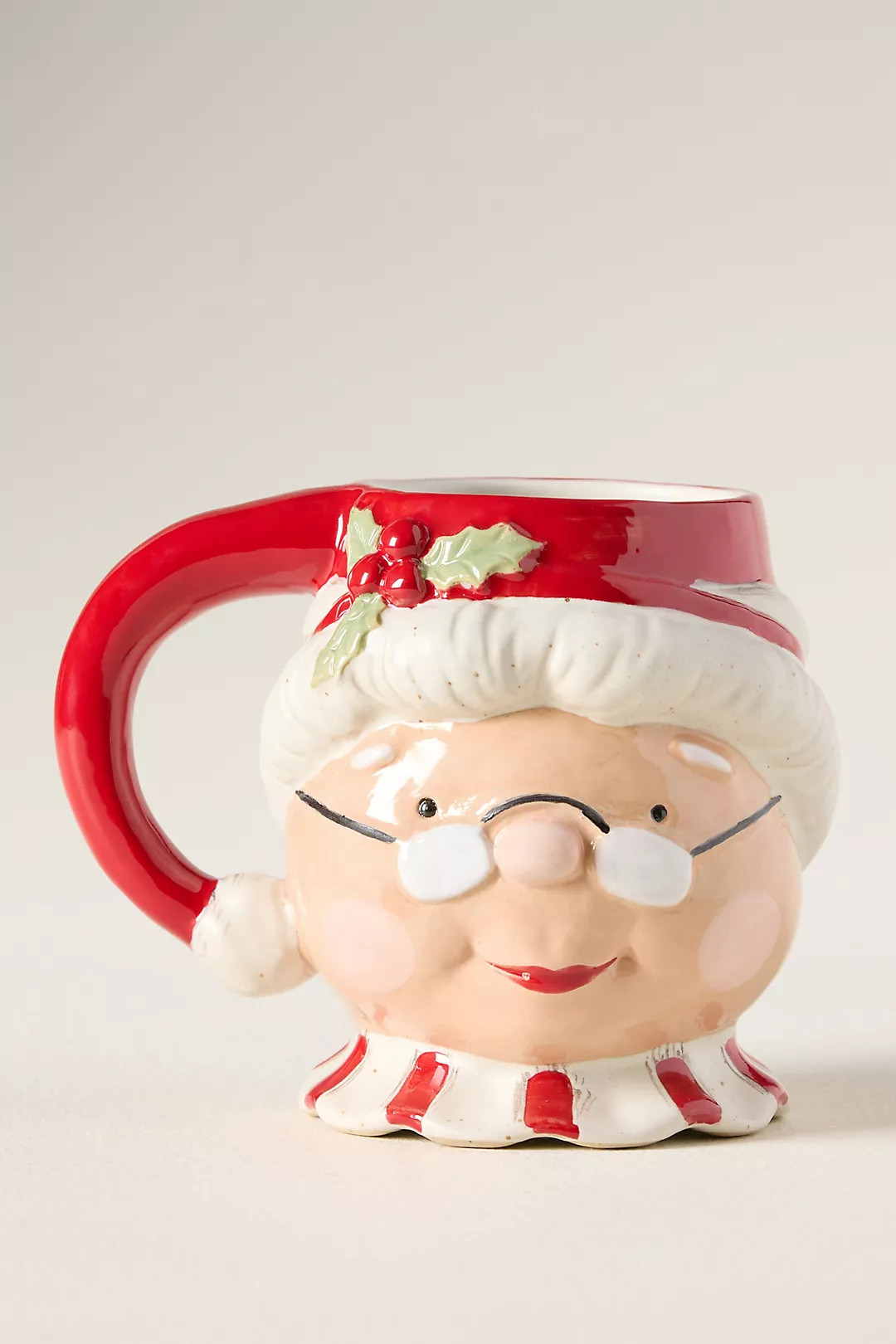 Figural Stoneware Holiday Mug | Anthropologie (US)