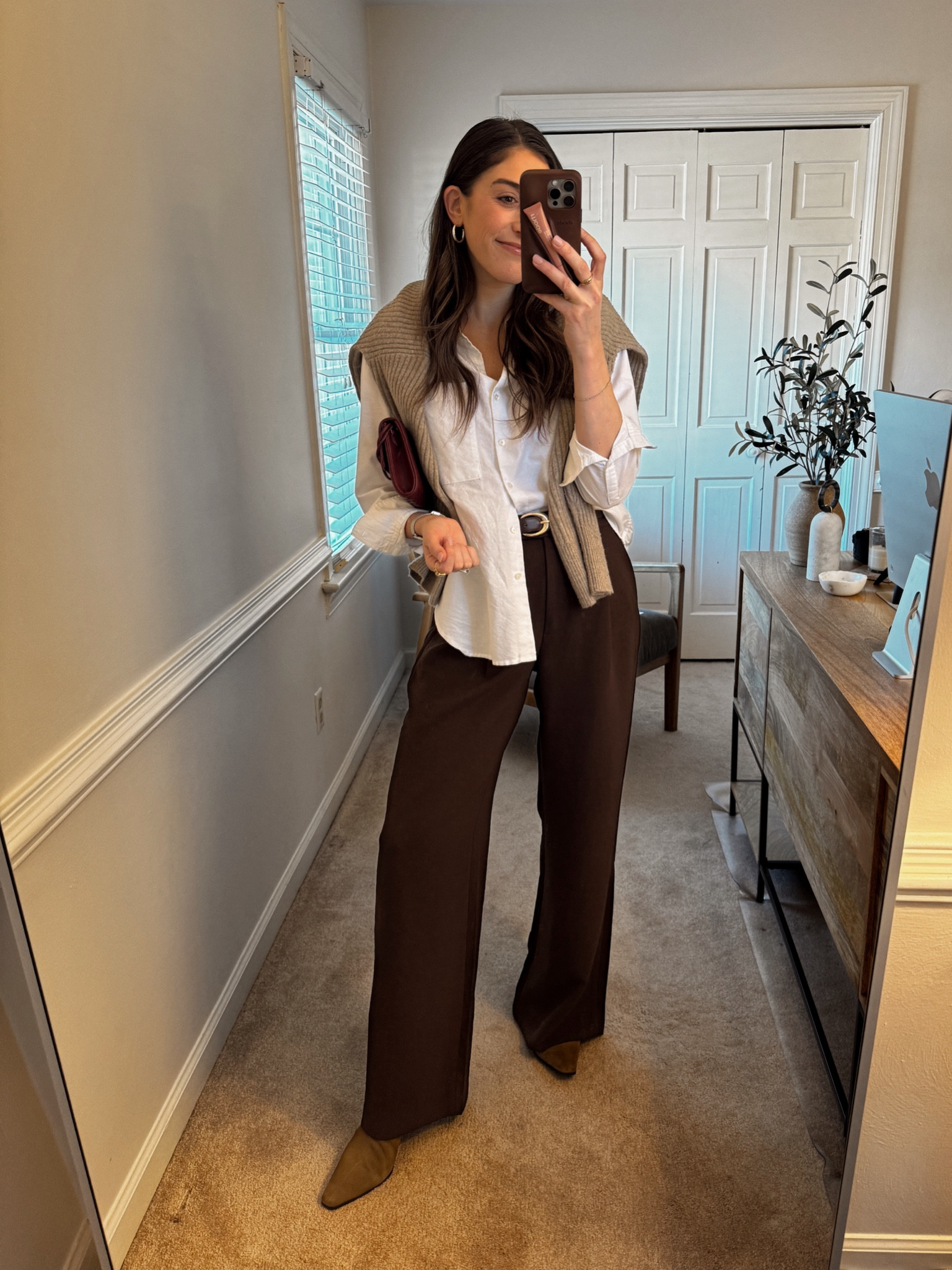 for today’s casual work / networking lunch — a pinterest recreation 🤎 

boots are zara - linked other options. 