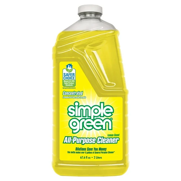Simple Green All-Purpose Cleaner Concentrate Refill, Lemon Scent, 67.6 fl. oz - Walmart.com | Walmart (US)