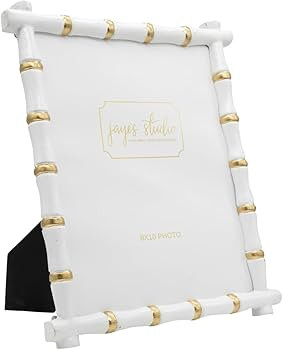 Jaye's Studio Gracie Chloe Decorative Photo & Picture Frame with Easel Stand, Hand-Painted, Glass... | Amazon (US)
