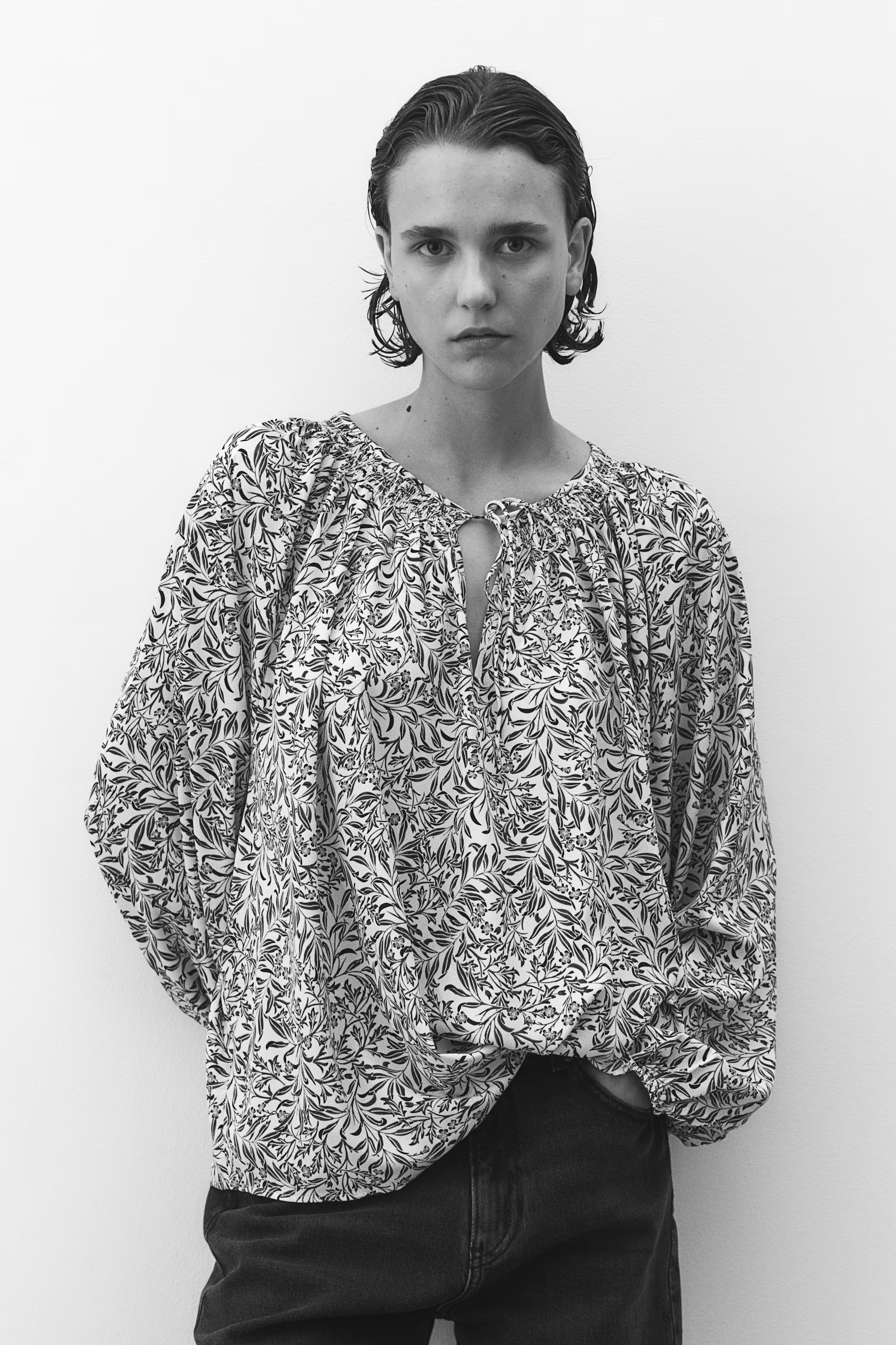 Oversized Crêpe Blouse | H&M (US + CA)