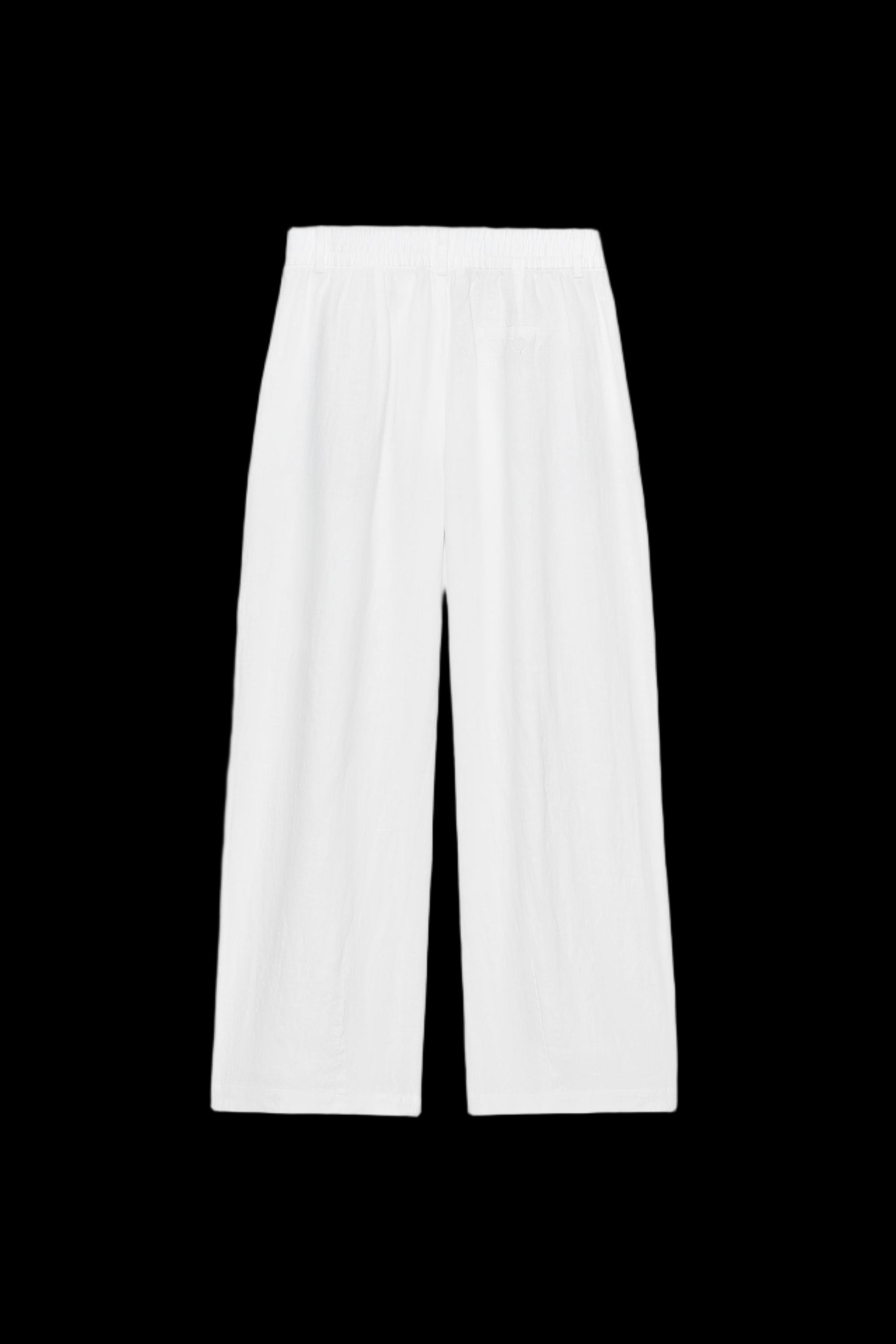 100% LINEN PLEATED TROUSERS ZW COLLECTION | Zara UK