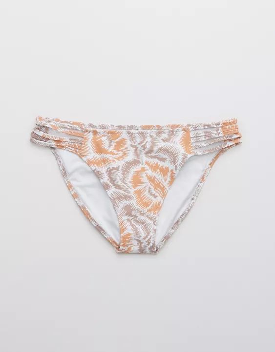 Aerie Printed Strappy Bikini Bottom | American Eagle Outfitters (US & CA)